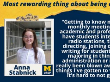 Most rewarding part of being a peer facilitator 2019-2020